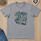 T-shirt mockup — Sport Grey