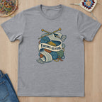 T-shirt mockup — Sport Grey