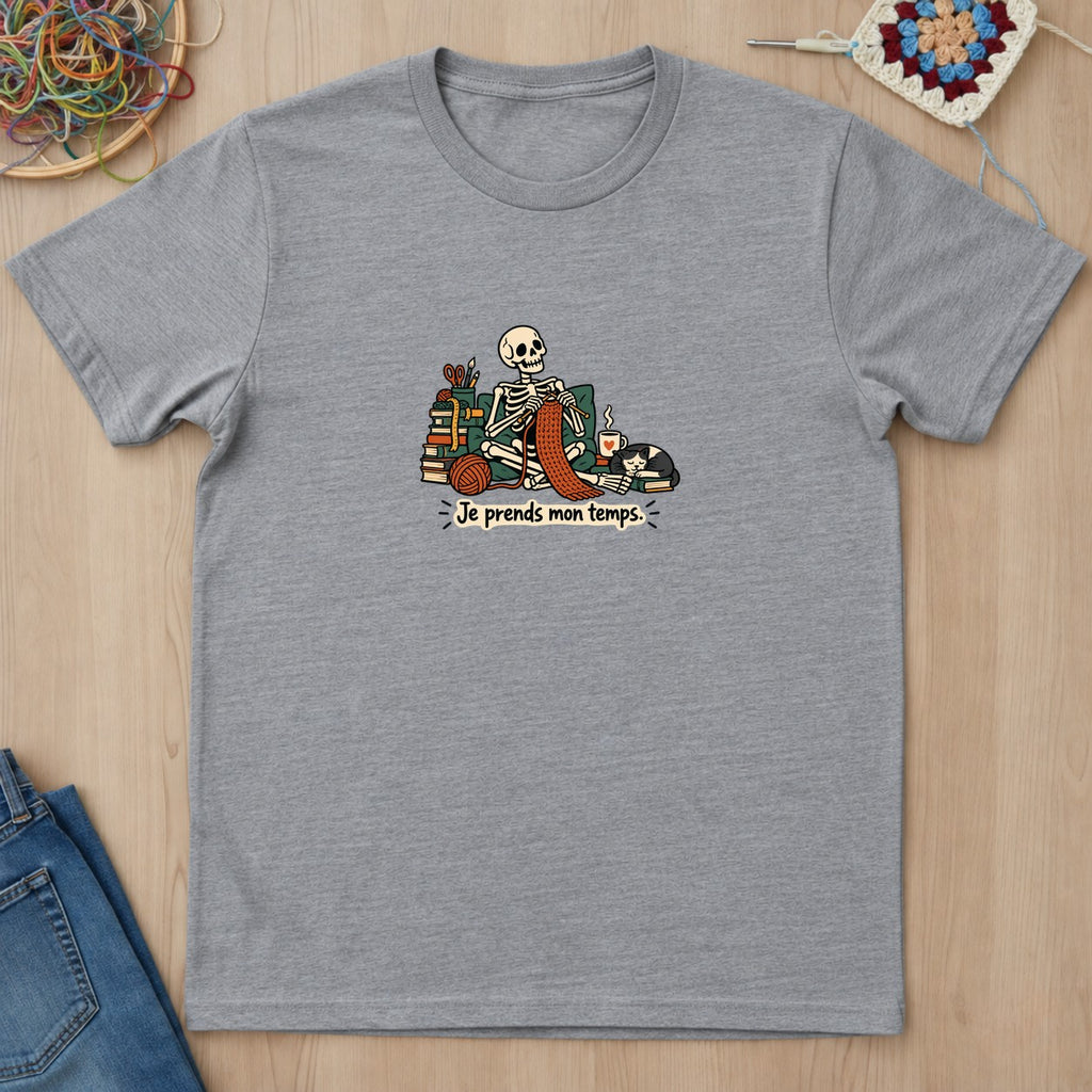 T-shirt mockup — Sport Grey