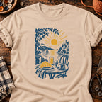 T-shirt Petit-déjeuner au bord de mer, coloris naturel