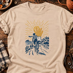 T-shirt Mission pain Cycliste et baguettes, coloris naturel