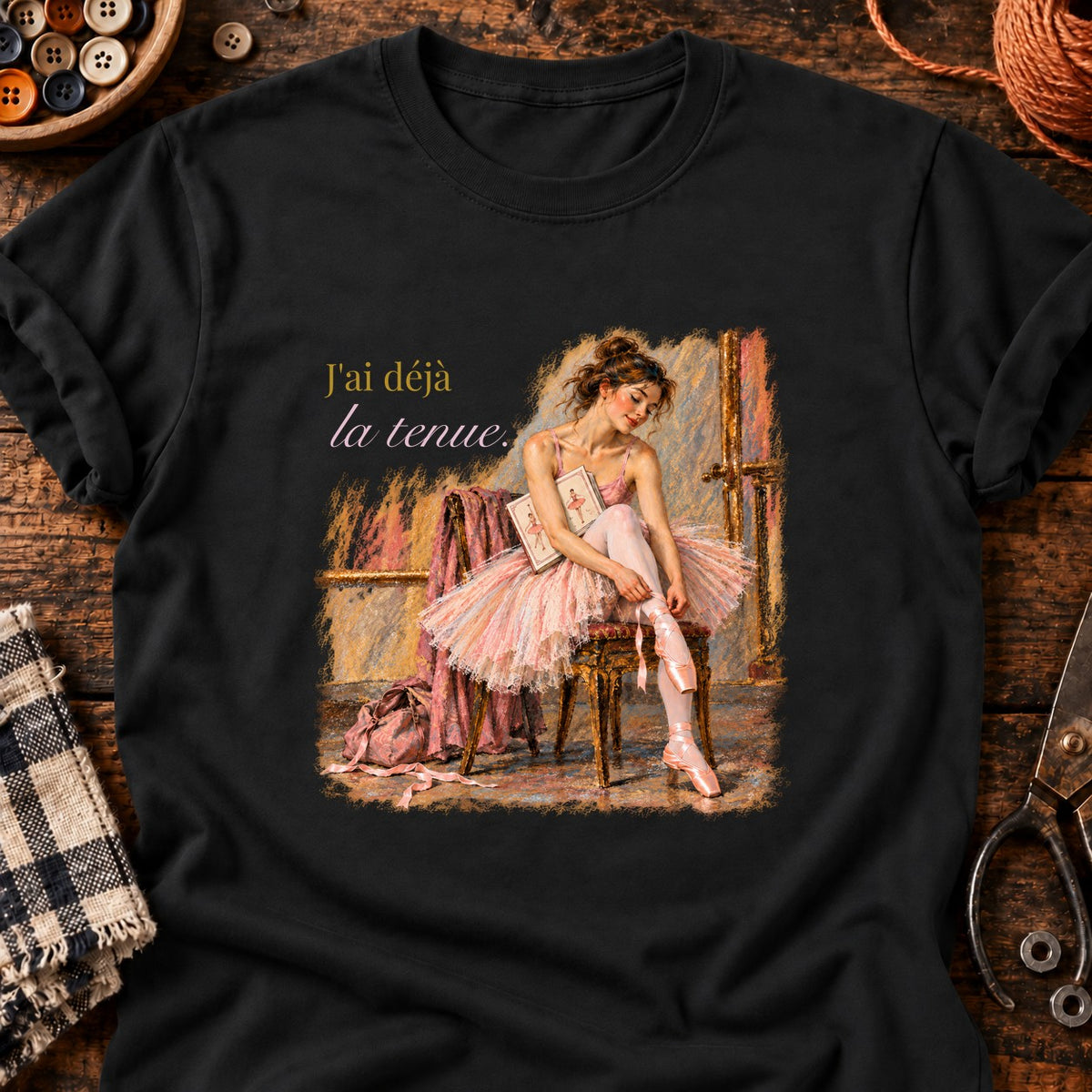 J'ai déjà la tenue — T-shirt noir
