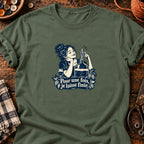 Brasseuse surveillant la fermentation — T-shirt vert militaire
