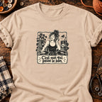 DJ femme rétro C’est moi qui passe le son — T-shirt naturel