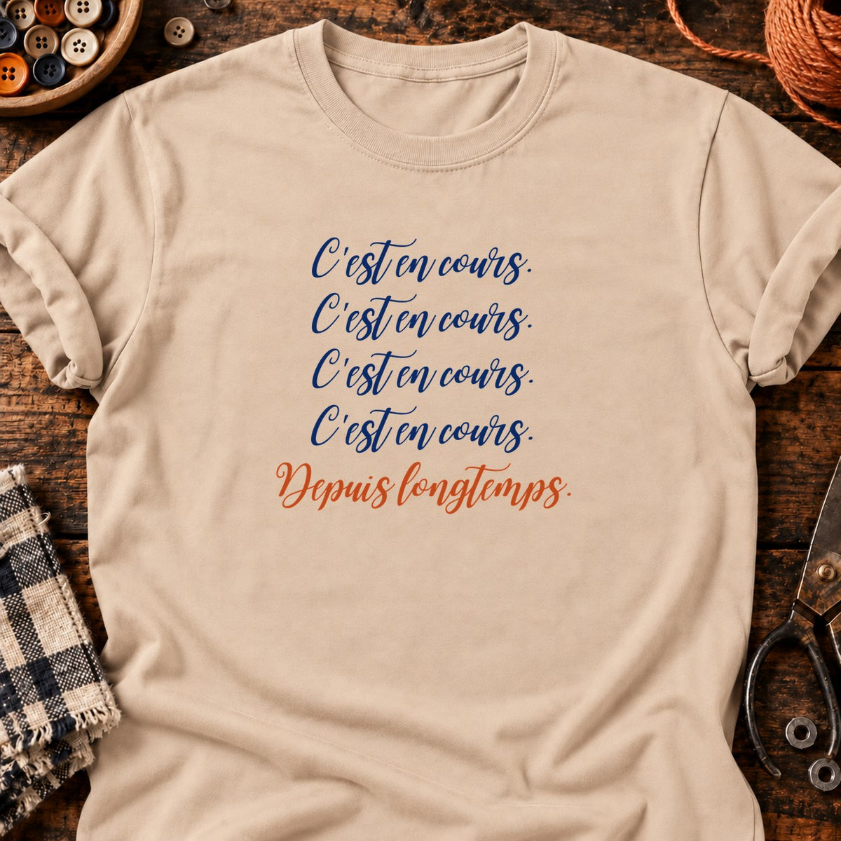 C'est en cours — T-shirt naturel