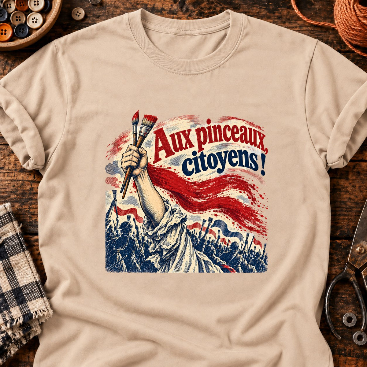 Aux pinceaux citoyens — T-shirt naturel