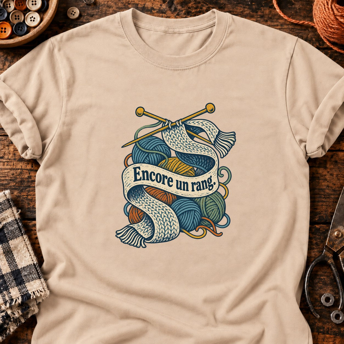 Encore un rang. - — T-shirt naturel