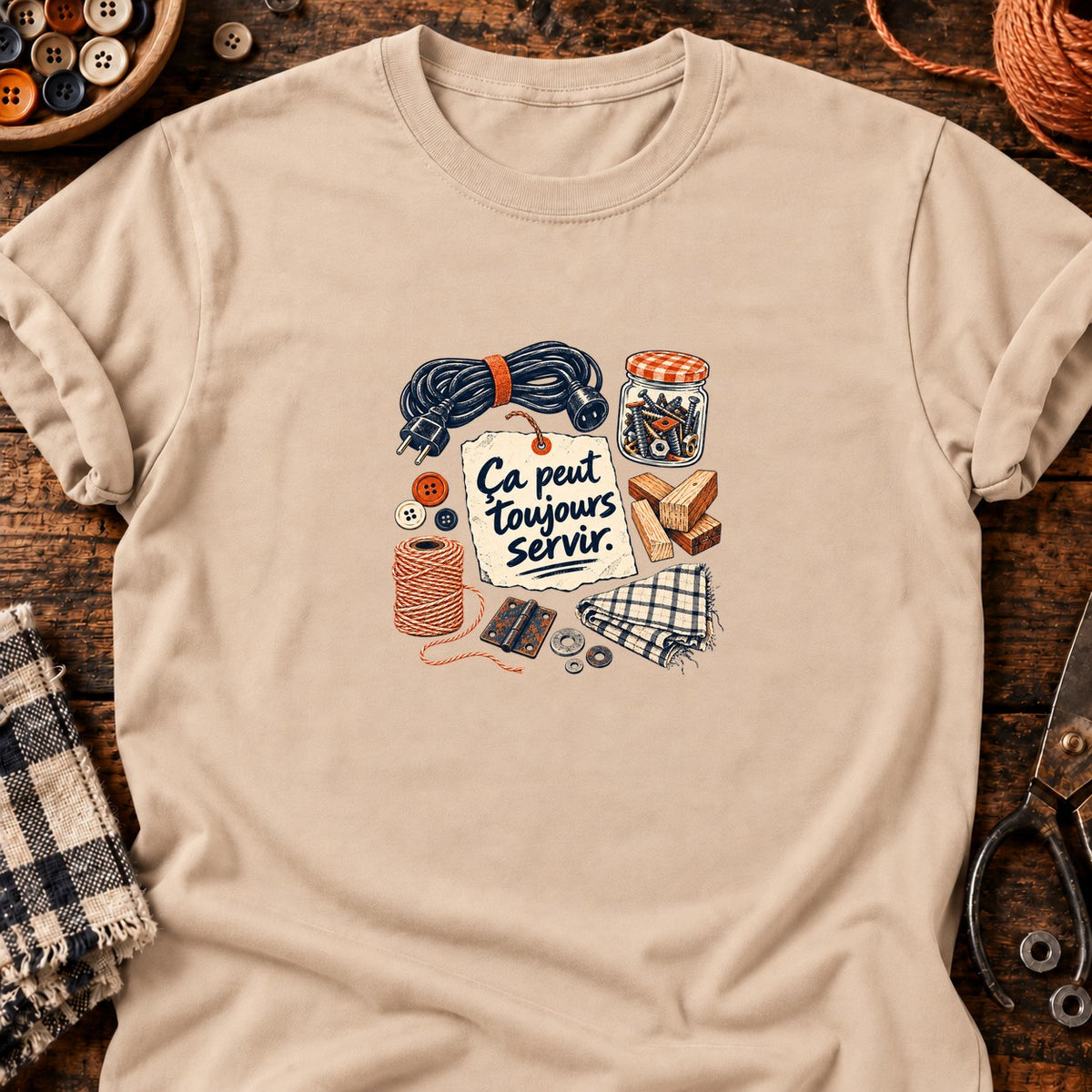 Ça peut toujours servir — T-shirt naturel