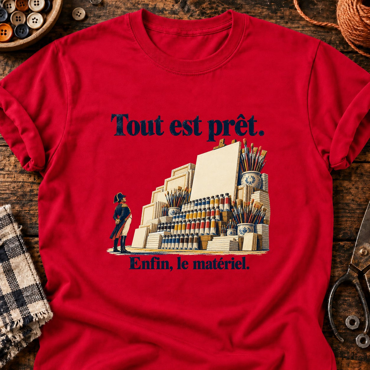 Tout est prêt — T-shirt rouge