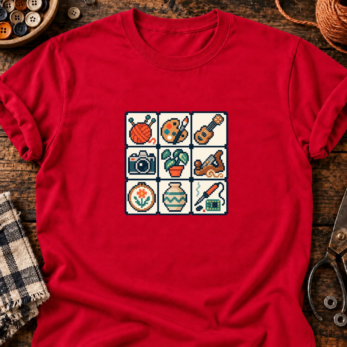 Plein — T-shirt rouge