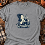 Brasseuse surveillant la fermentation — T-shirt gris chiné