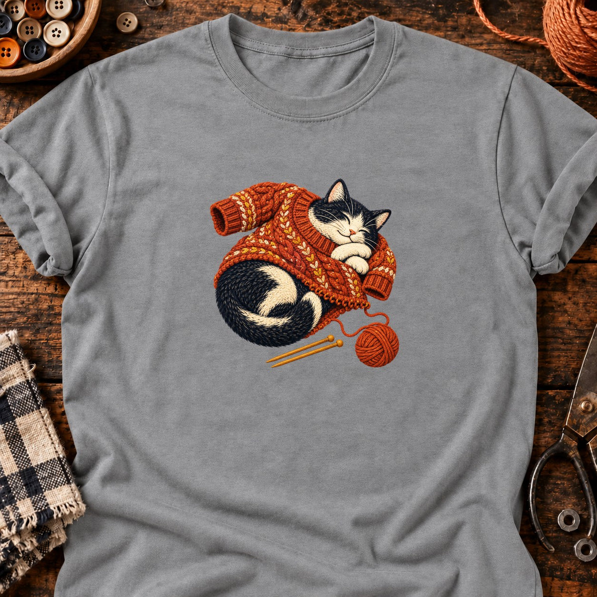 Le projet adopté — T-shirt gris chiné