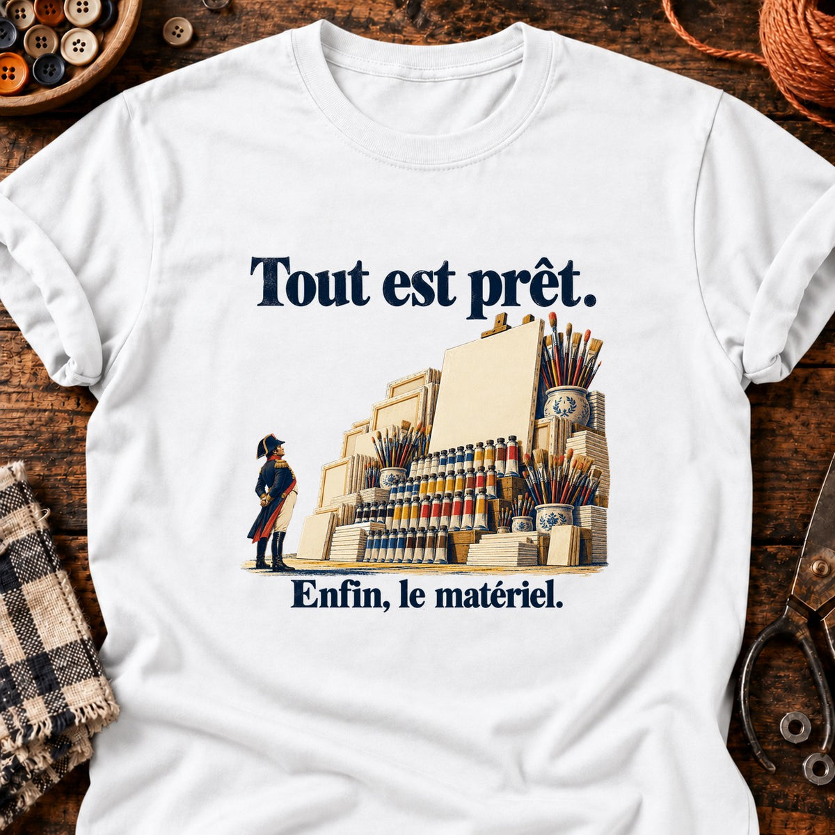 Tout est prêt — T-shirt blanc