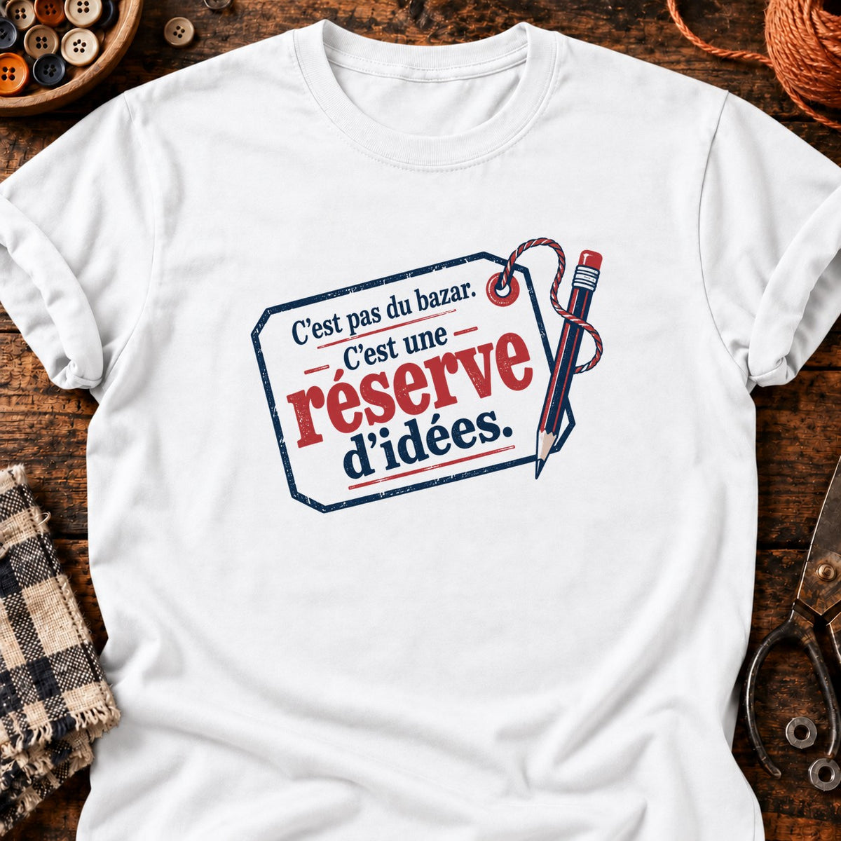 C’est pas du bazar — T-shirt blanc