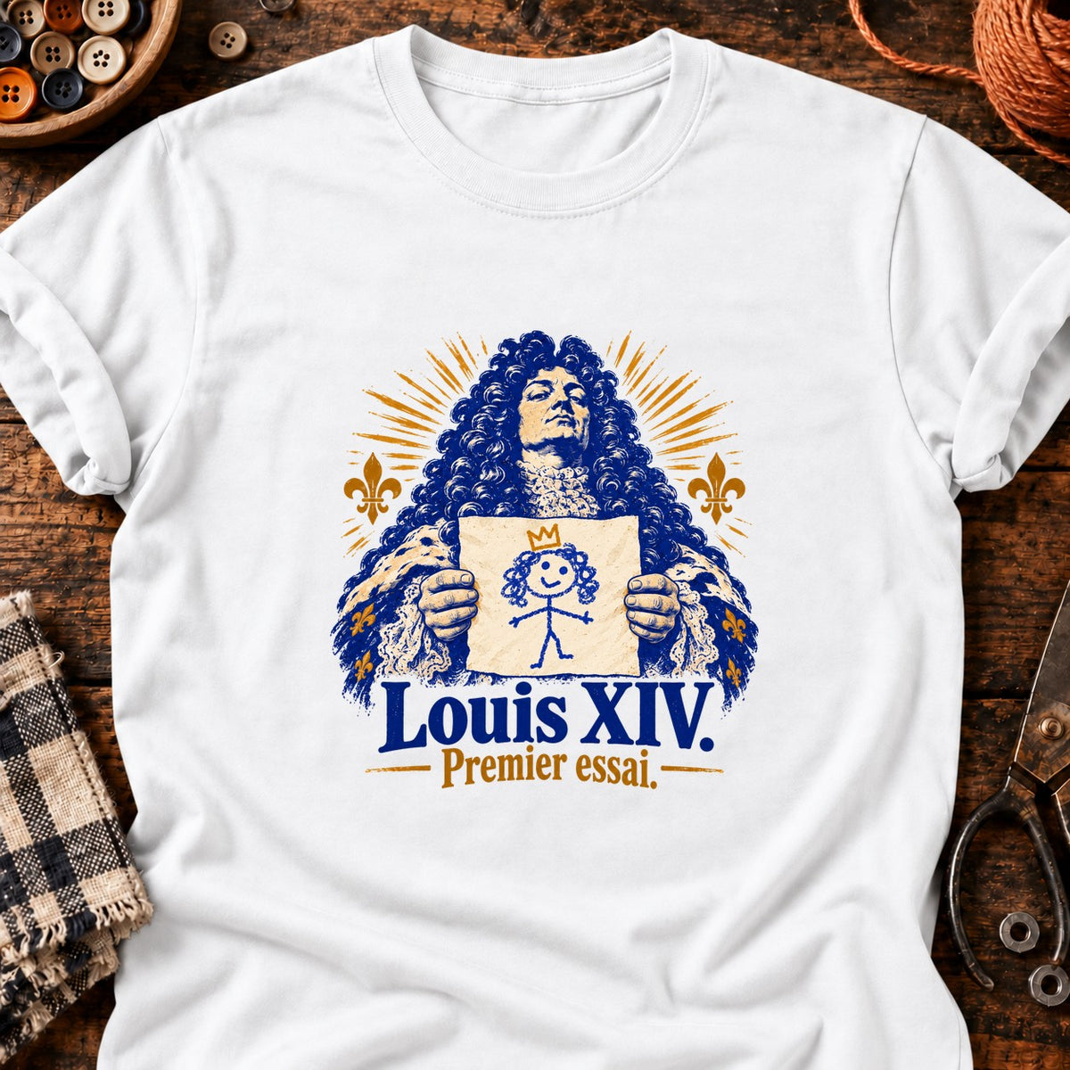 Louis XVI premier essai — T-shirt blanc