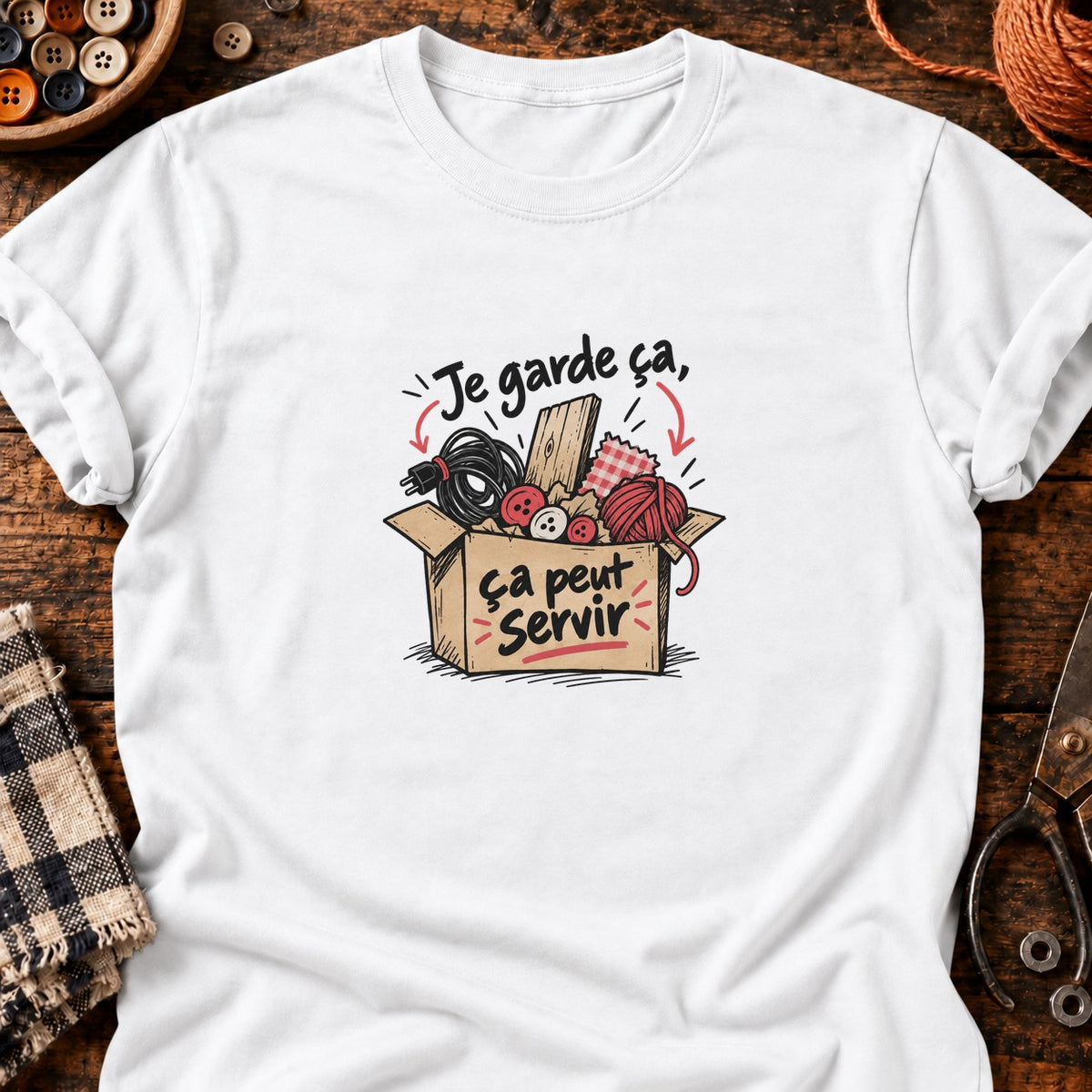 Ça peut servir — T-shirt blanc