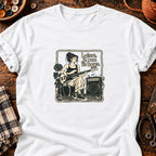 Bassiste au groove affirmé — T-shirt blanc
