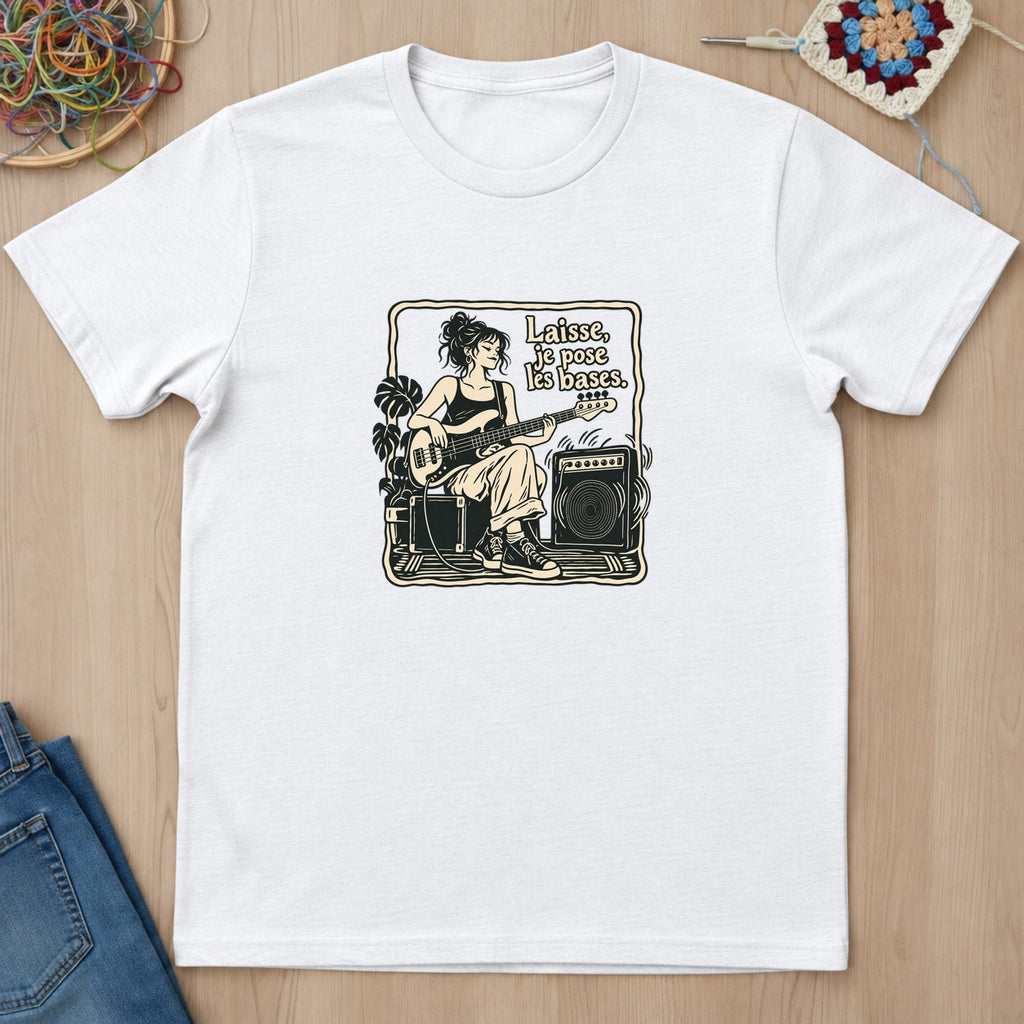 T-shirt mockup — White