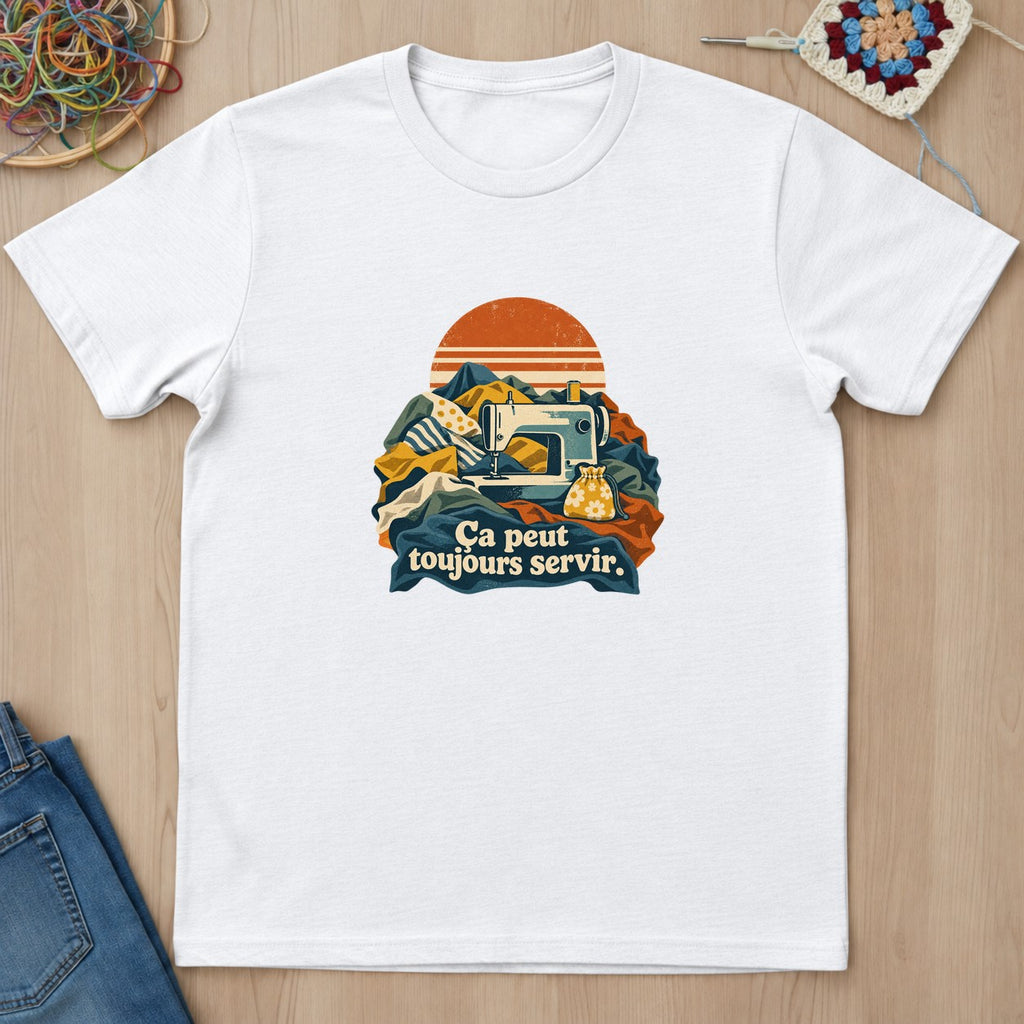 T-shirt mockup — White