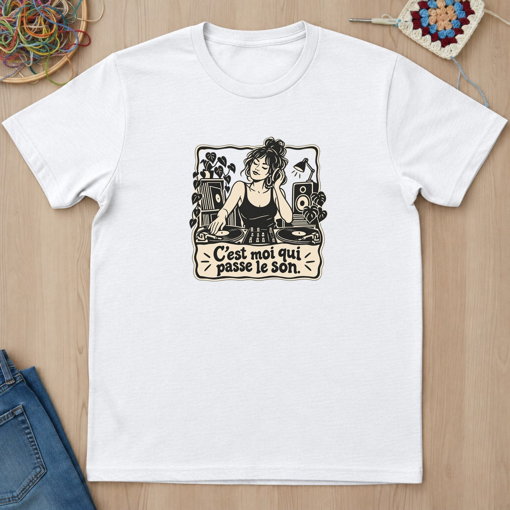 T-shirt mockup — White