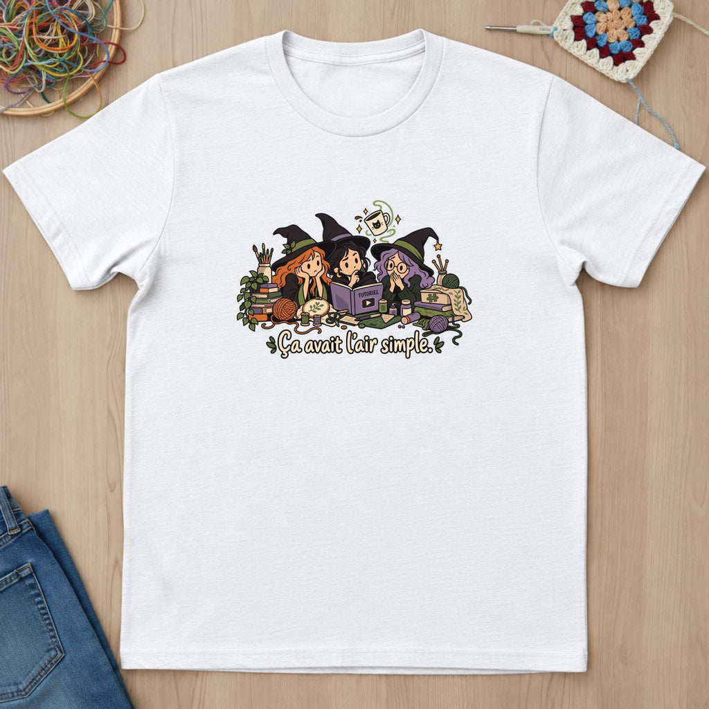 T-shirt mockup — White