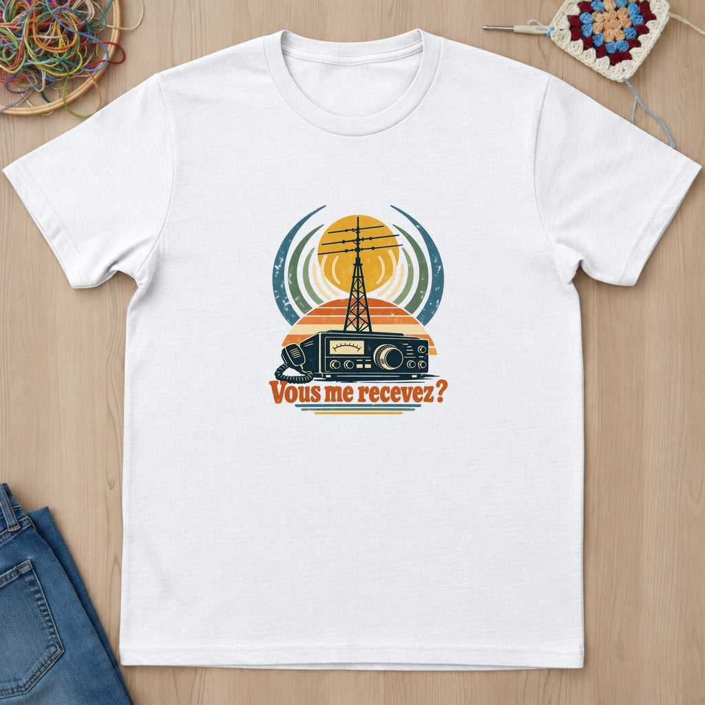 T-shirt mockup — White
