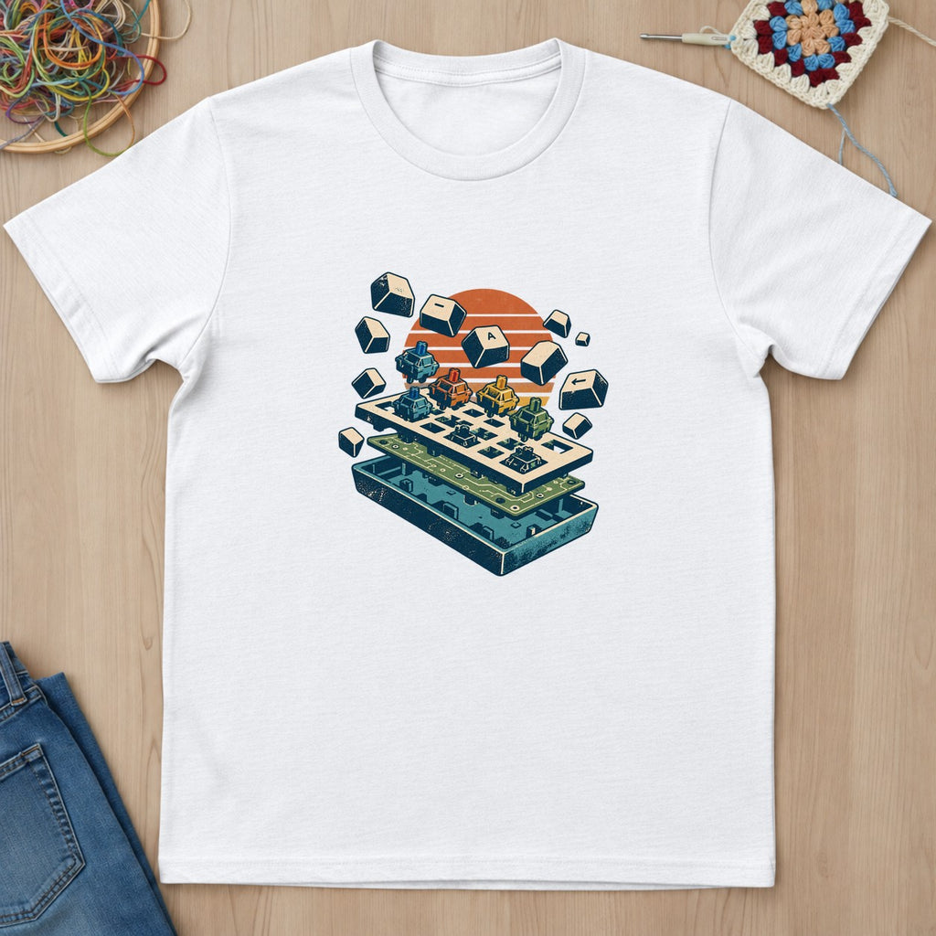 T-shirt mockup — White