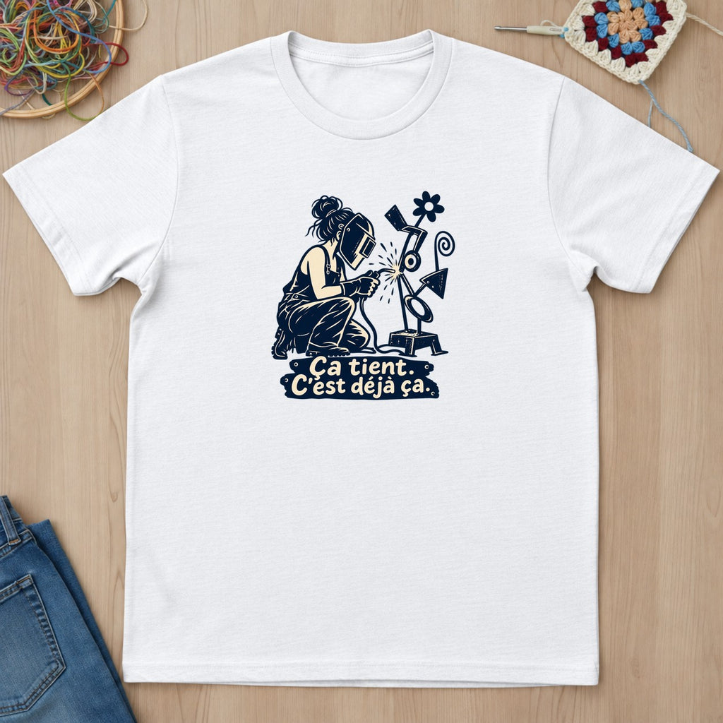 T-shirt mockup — White