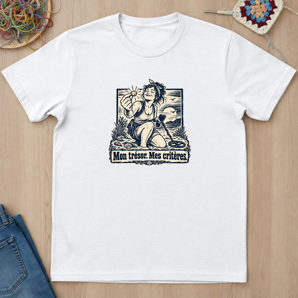 T-shirt mockup — White