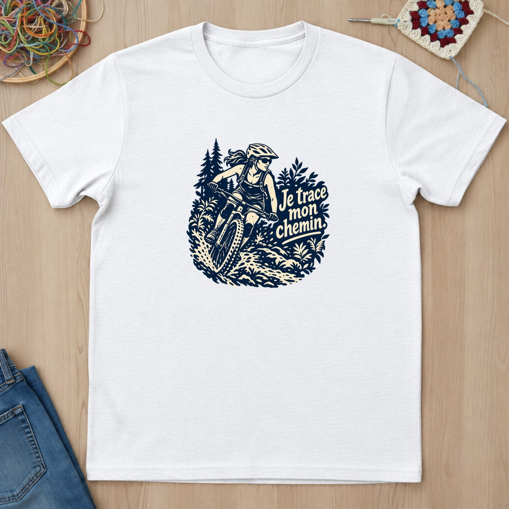 T-shirt mockup — White