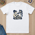 T-shirt mockup — White