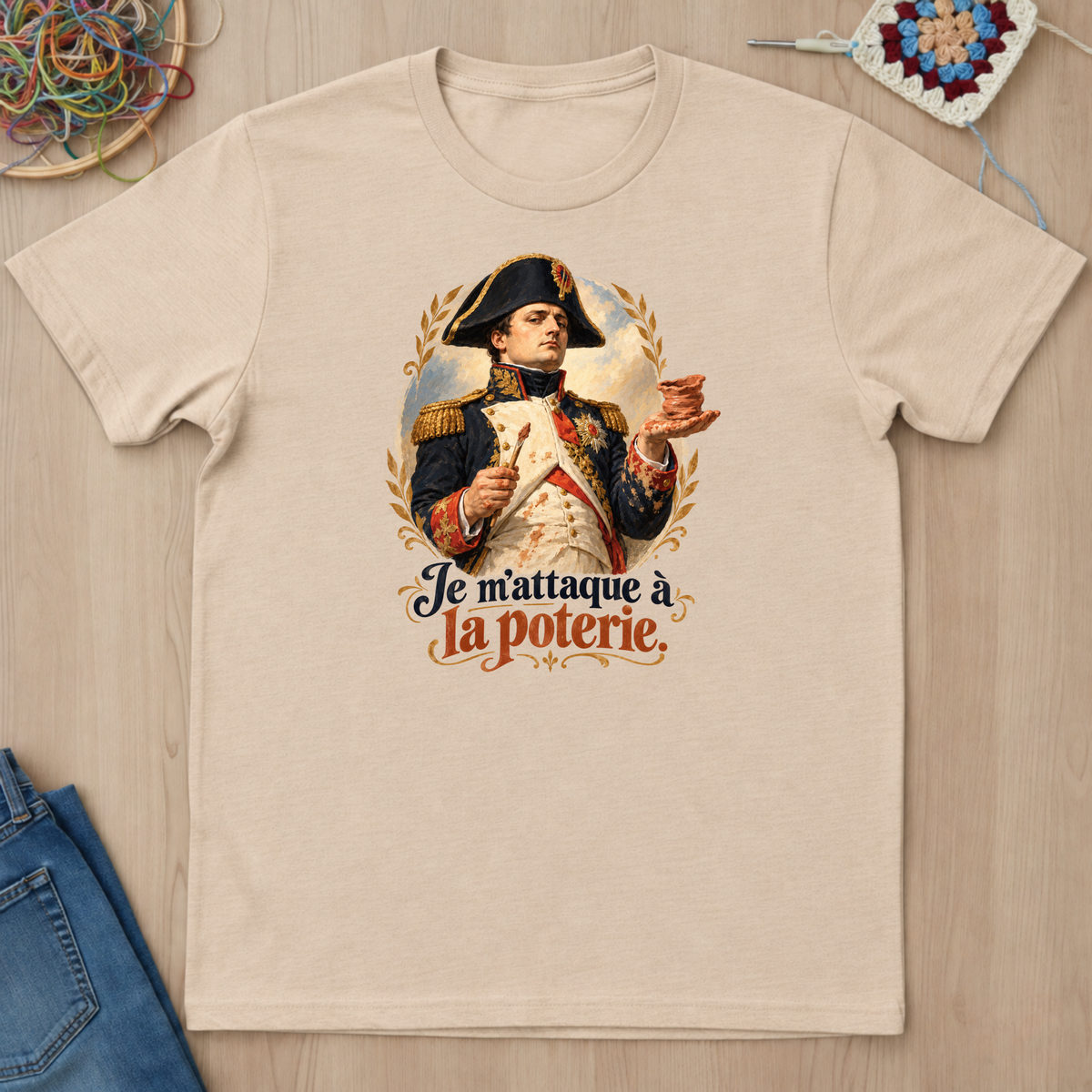 Je m'attaque à la poterie