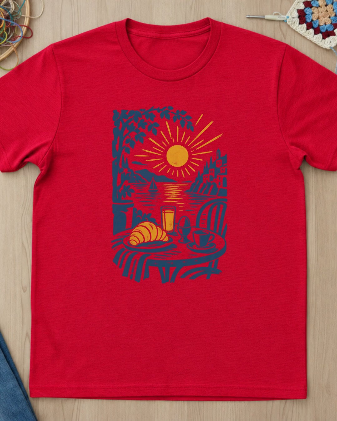 Petit-déjeuner au bord de mer T-Shirt — video