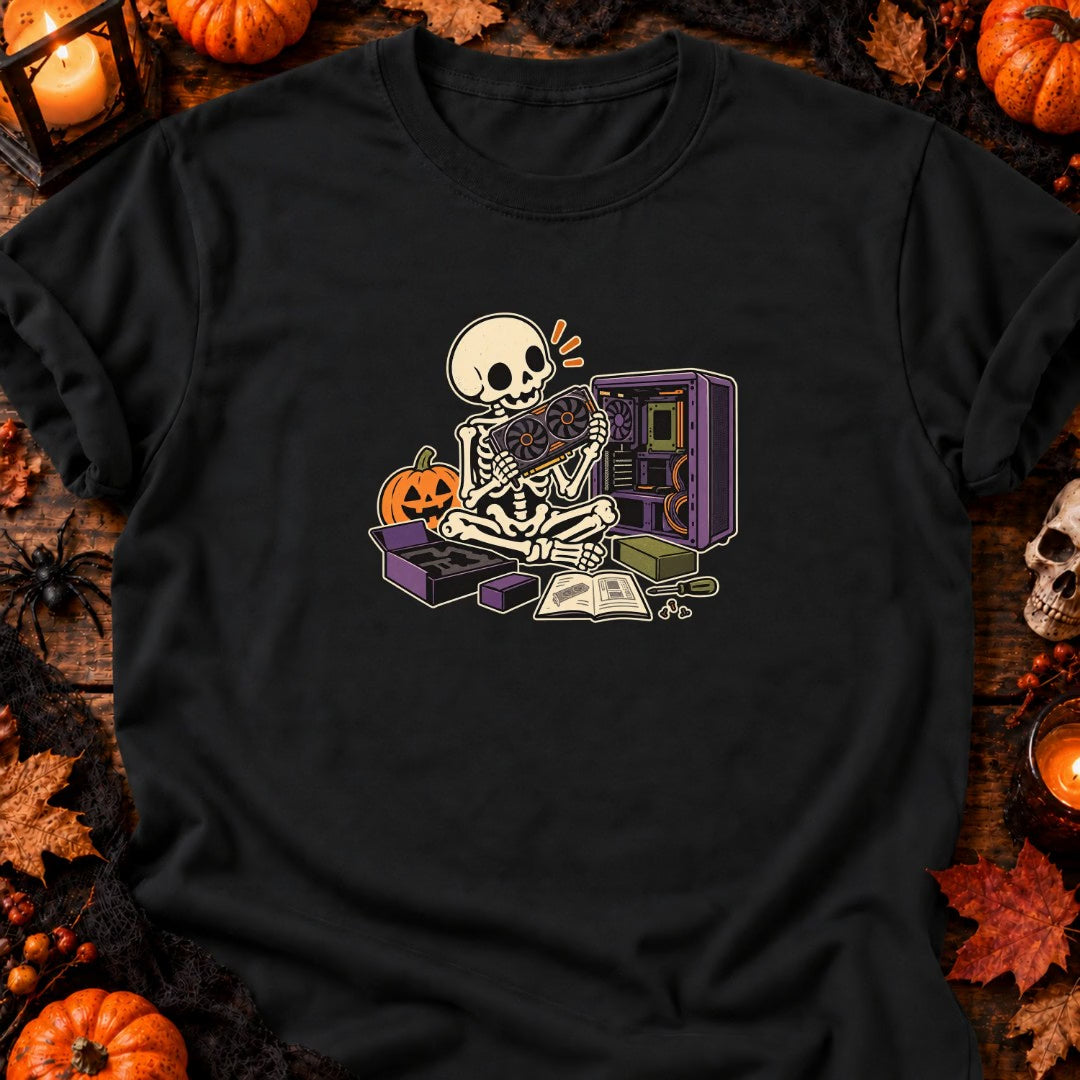 Skeleton PC Build T-Shirt — video