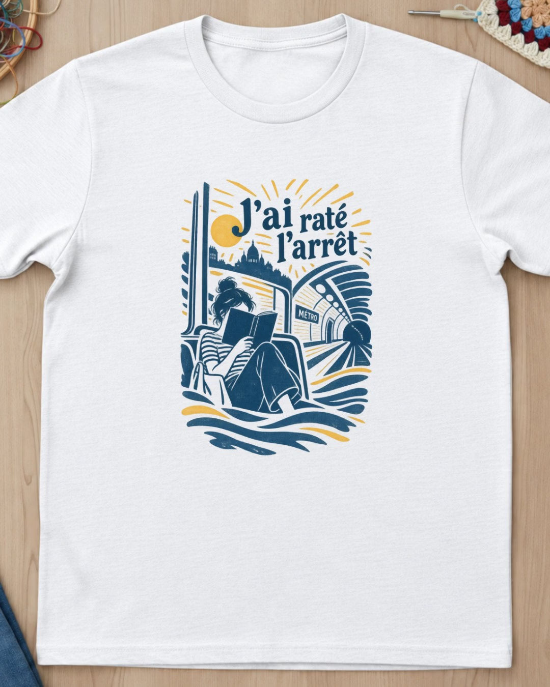 J'ai raté l'arrêt métro lecteur T-Shirt — video