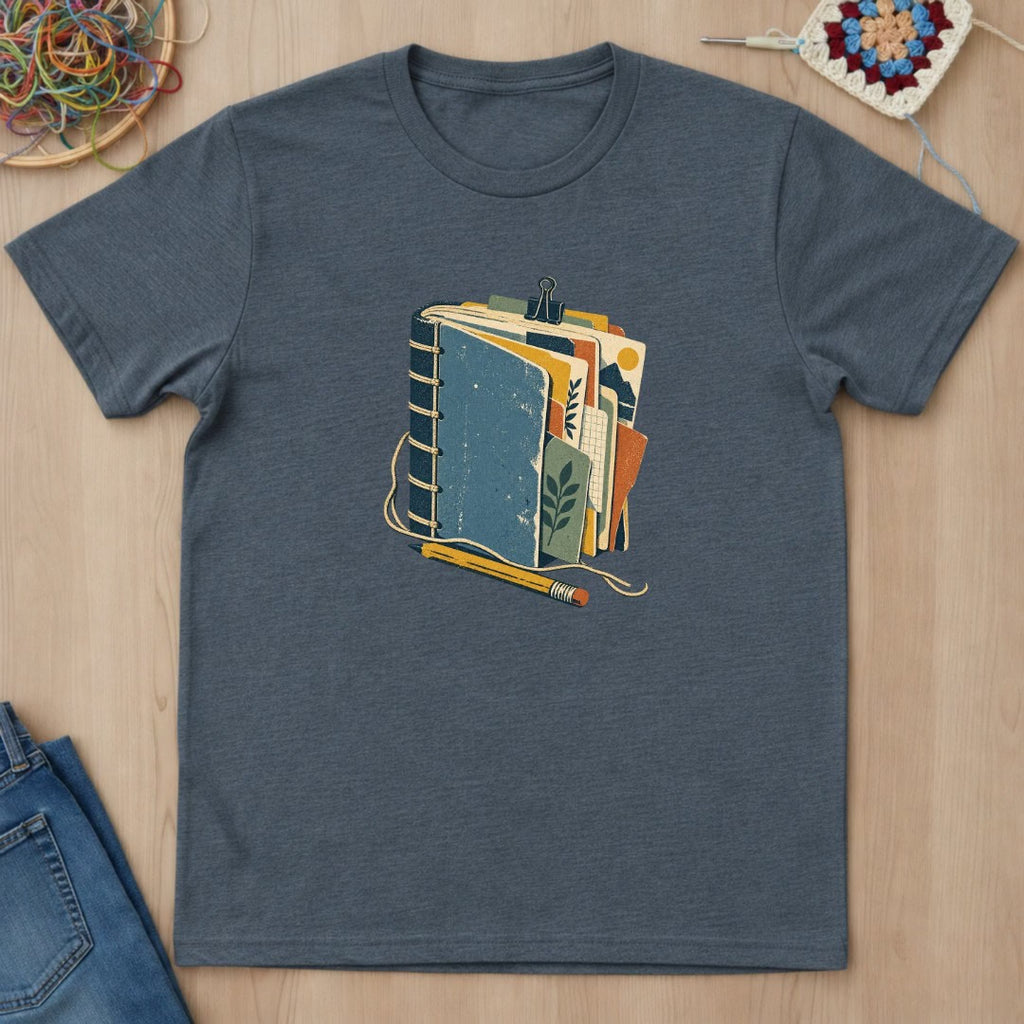 Carnet relié vintage T-Shirt — video