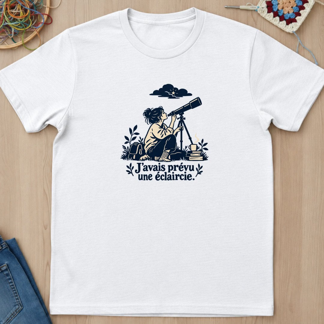 Astronome sous un nuage éclaircie T-Shirt — video
