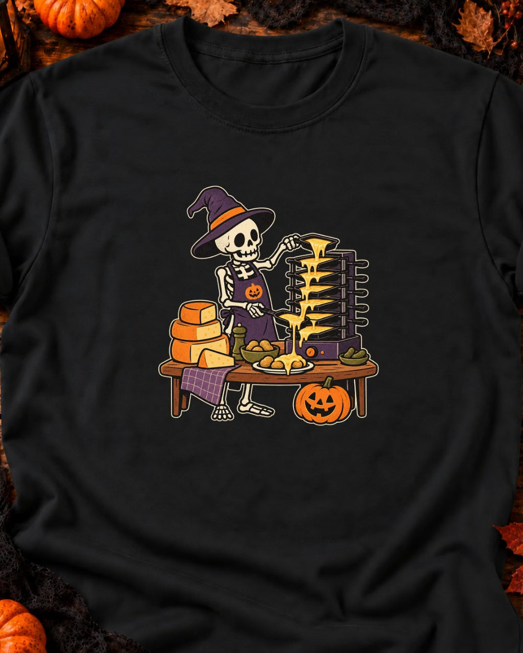 Squelette raclette de l’enfer T-Shirt — video
