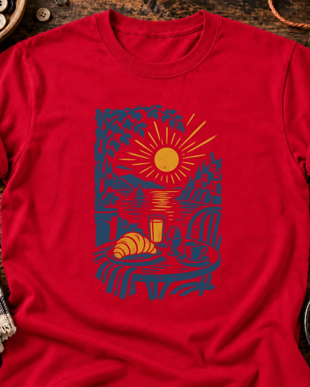 Petit-déjeuner au bord de mer T-Shirt — video